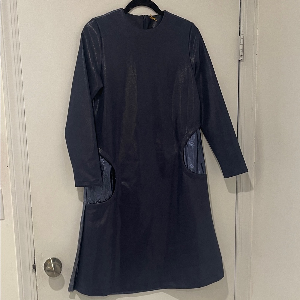Kidichic Elegant Navy Long Sleeve Dress for girls size 18
